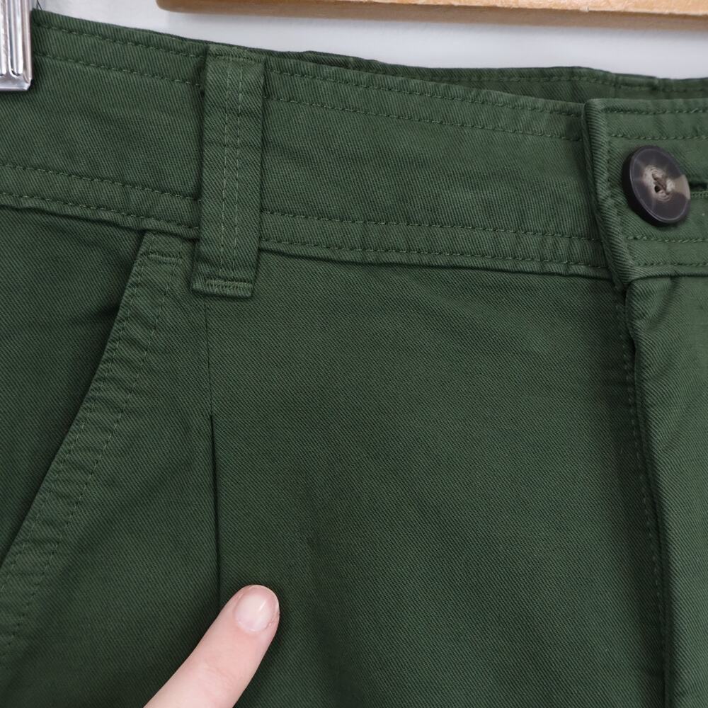 NWT Everlane The Everywhere Pant High-Rise Barrel Leg Dark Forest Green Size 00 - Picture 8 of 11